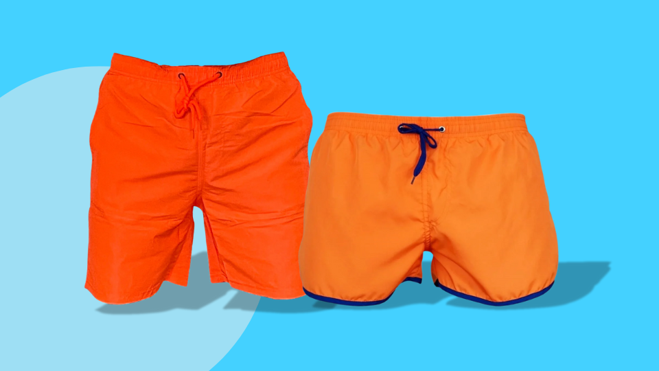 Orange Swim Shorts