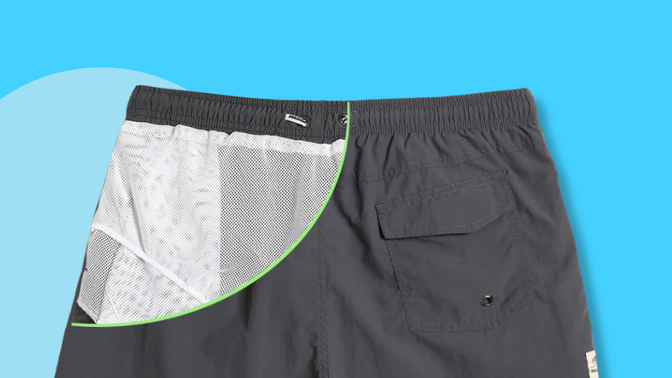 Short de bain avec slip intégré