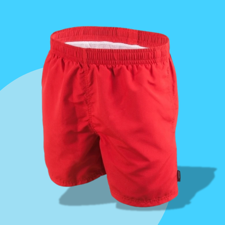 Plain men's swim shorts