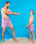 Sea'sons Liquid Lines Swimshort Purple Pink