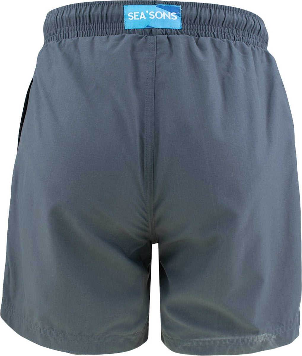 Short de bain Sea'sons Principal Gris foncé