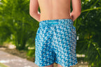 Short de bain Sea'sons Géométrique Bleu