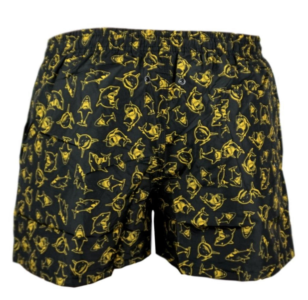 Maillot de bain Sharks Noir-Jaune