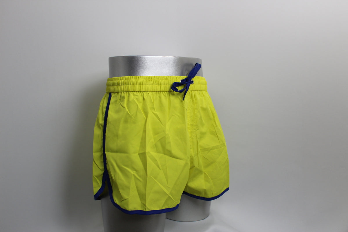 Short court Jaune / liseré bleu