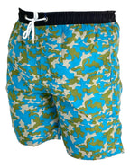 Zwemshort Military Aqua