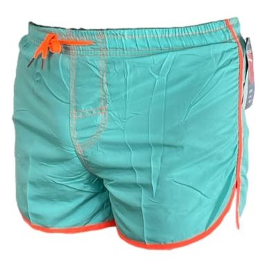 Shortshort Turquoise / Fluor oranje