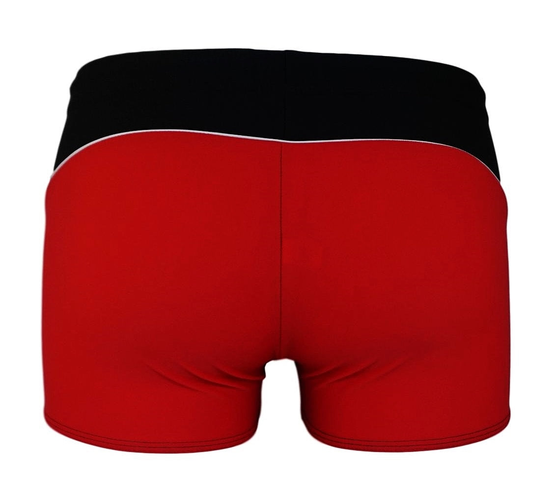 Swim Boxer Colourback Red