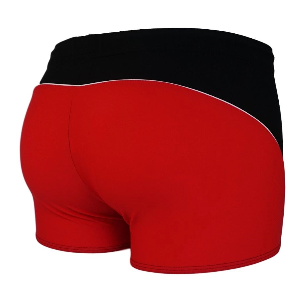 Swim Boxer Colourback Red