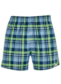 Wavebreaker zwemshort classic groen/grijs/blauw