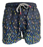 Zwemshort Black-druppel