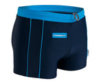 Boxer de bain Monaco Bleu avec poche et fermeture éclair
