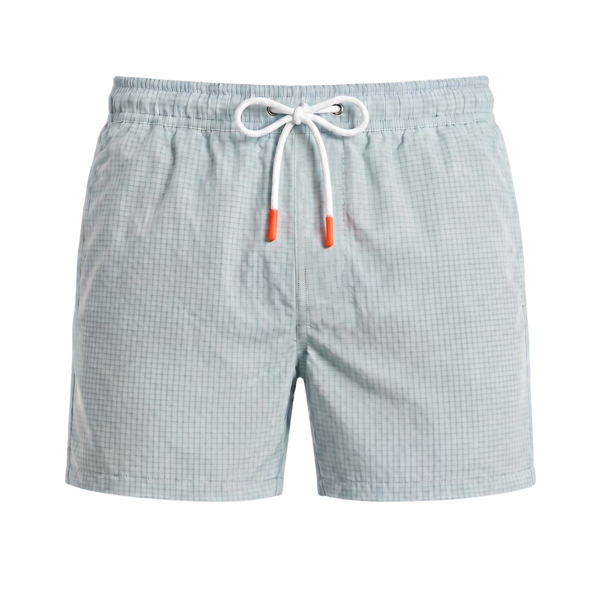 Tropea Seersucker Swim Shorts - Light Blue