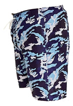 Swimshort Camouflage Toscane Blue
