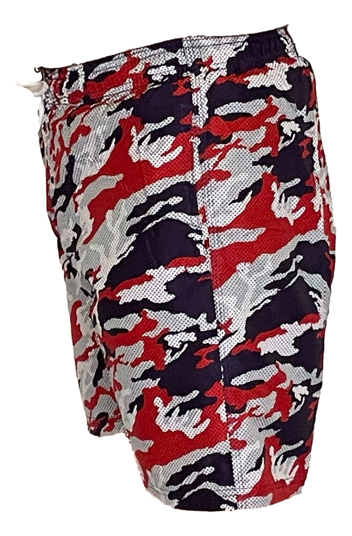 Short de bain Camouflage Toscane rouge