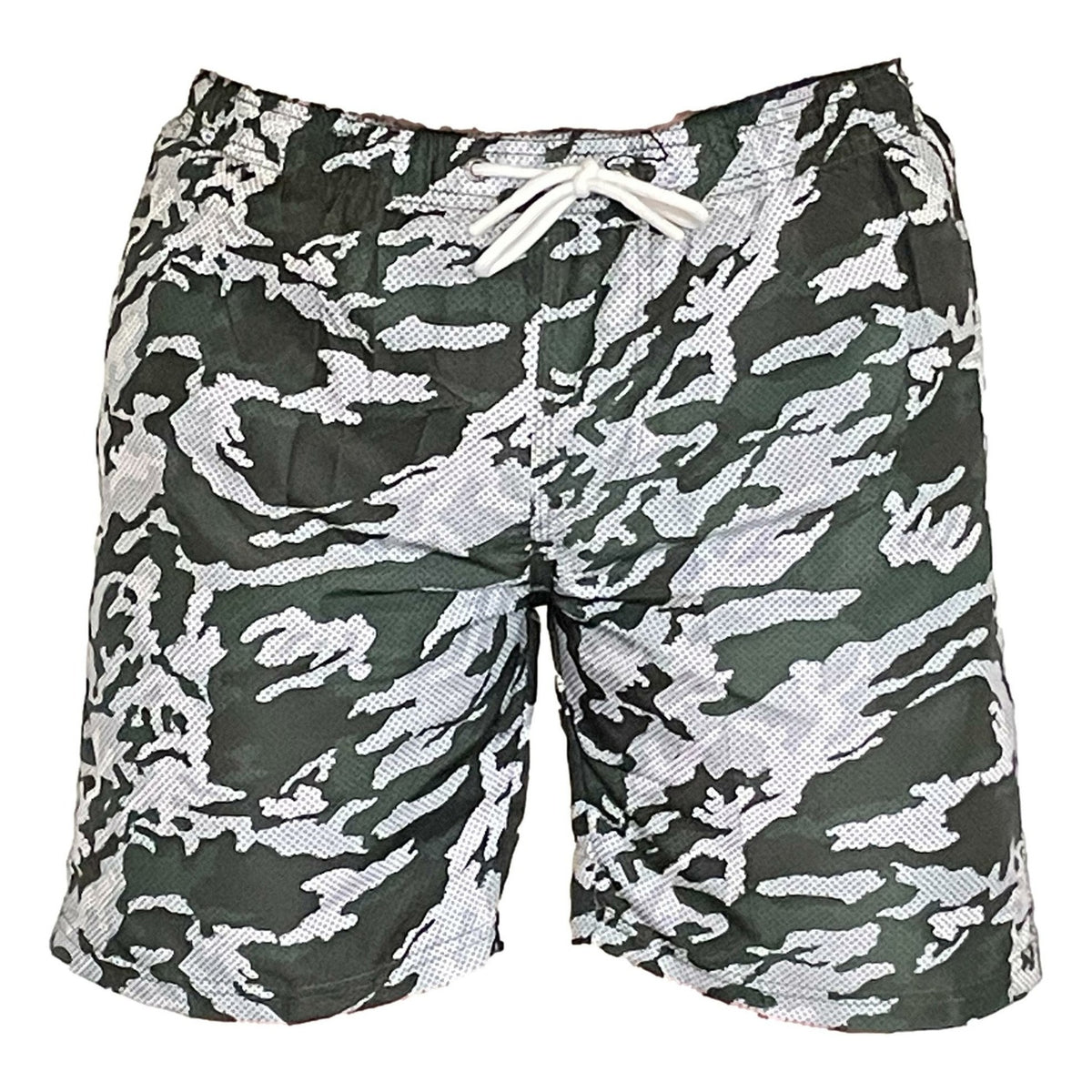 Short de bain Camouflage Toscane vert