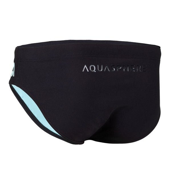Slip de bain Essential 8 CM - Noir / Bleu clair