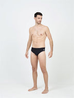 Slip de bain Essential 8 CM - Noir / Bleu clair