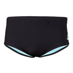 Essential zwemslip 14CM - Black / Light Blue