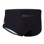 Slip de bain Essential 14 CM - Noir / Bleu clair