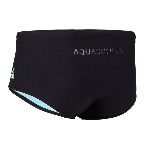 Slip de bain Essential 14 CM - Noir / Bleu clair