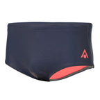 Slip de bain Essential 14 CM - Gris foncé / Corail