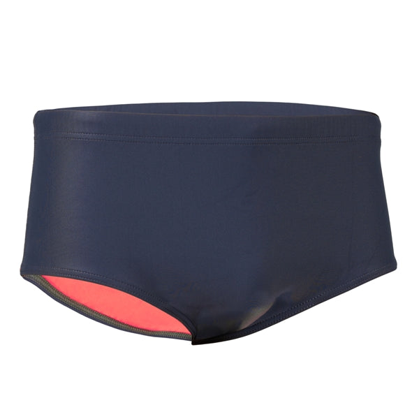 Slip de bain Essential 14 CM - Gris foncé / Corail