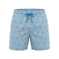 Swimshort Key Largo - Light Blue/White