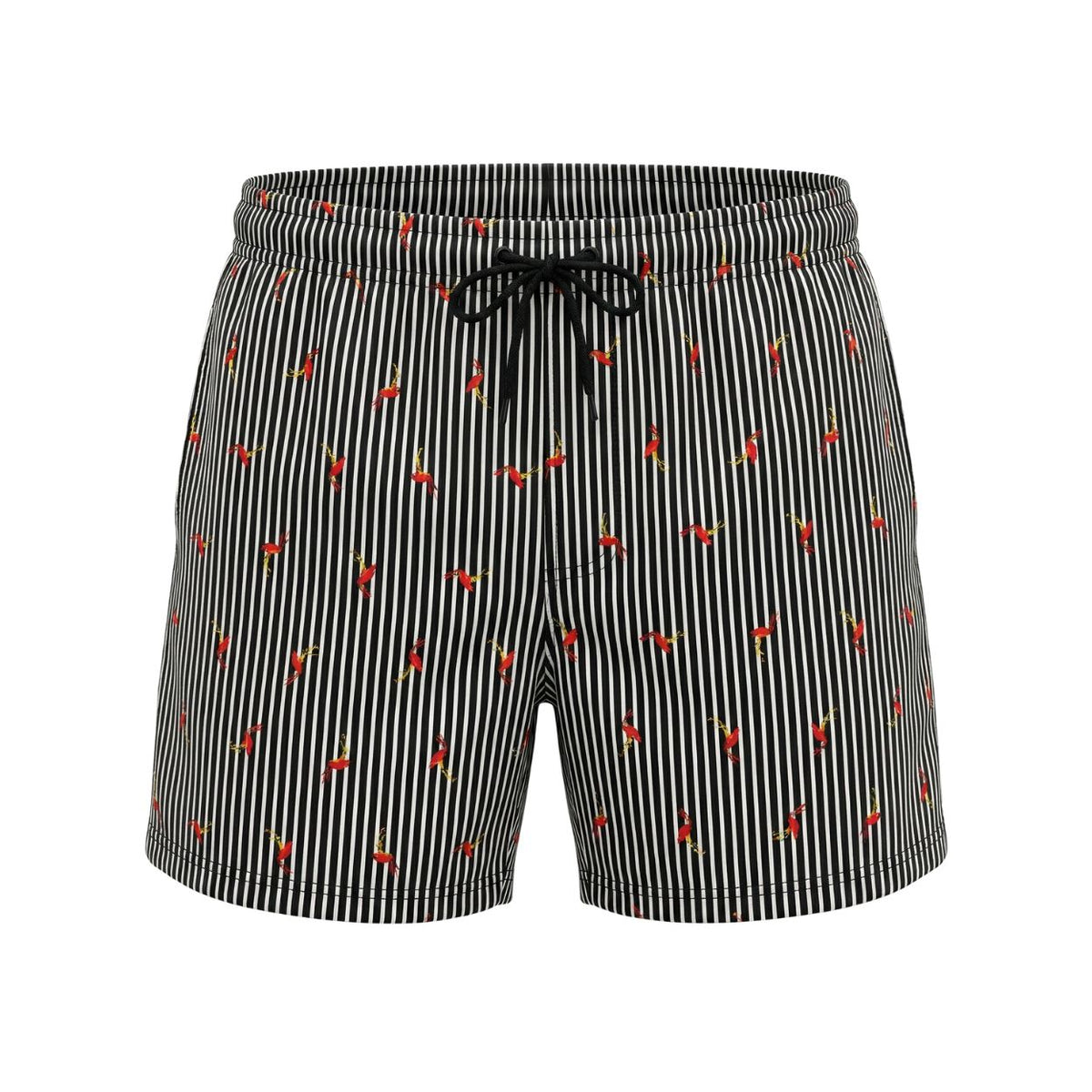 Short de bain Key Largo - noir/blanc