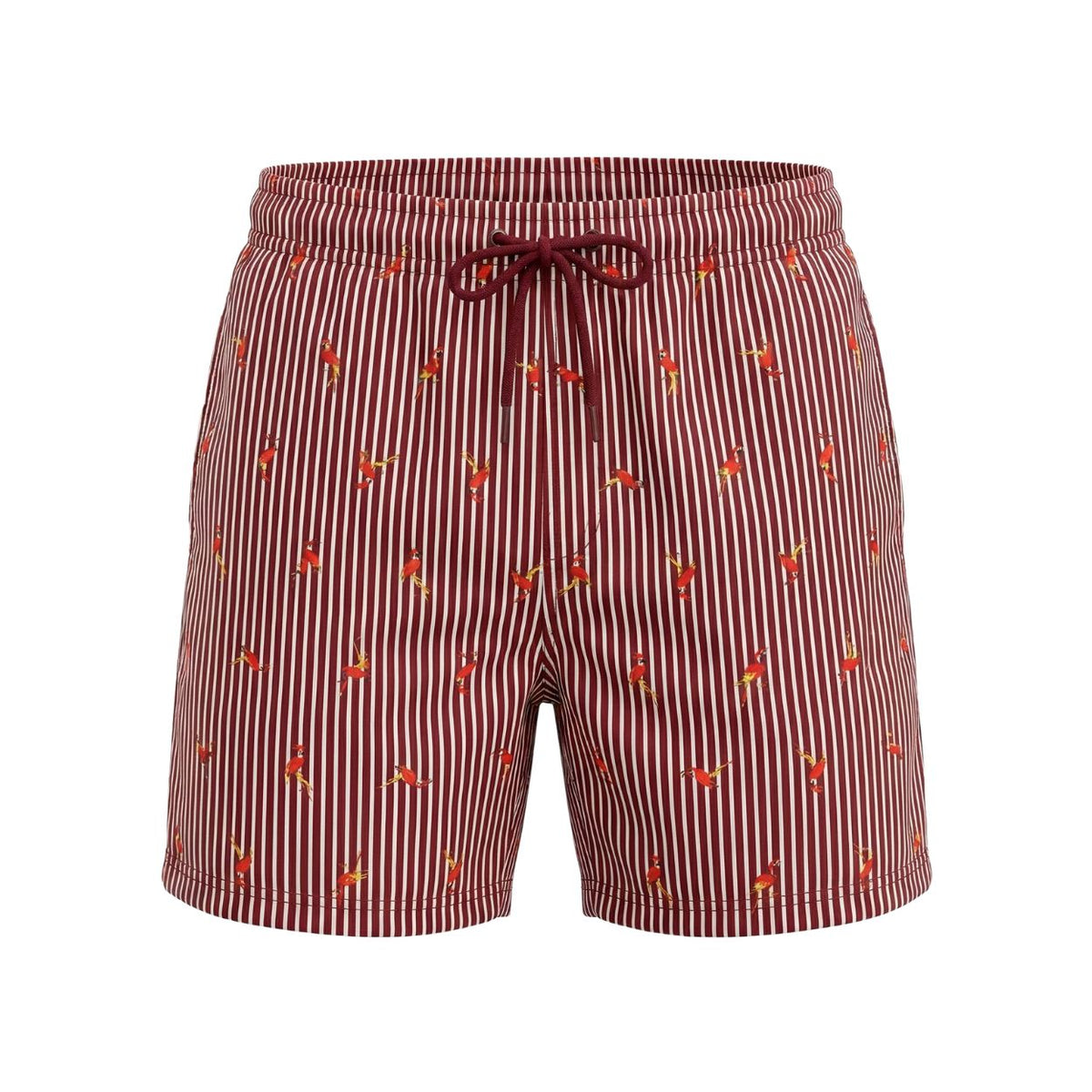 Short de bain Key Largo - rouge/blanc