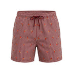 Short de bain Key Largo - rouge/blanc