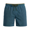 Seersucker Swim Shorts Lavos - Petrol Blue / Olive Green