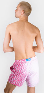 Sea'sons Swimshort Geometric Red