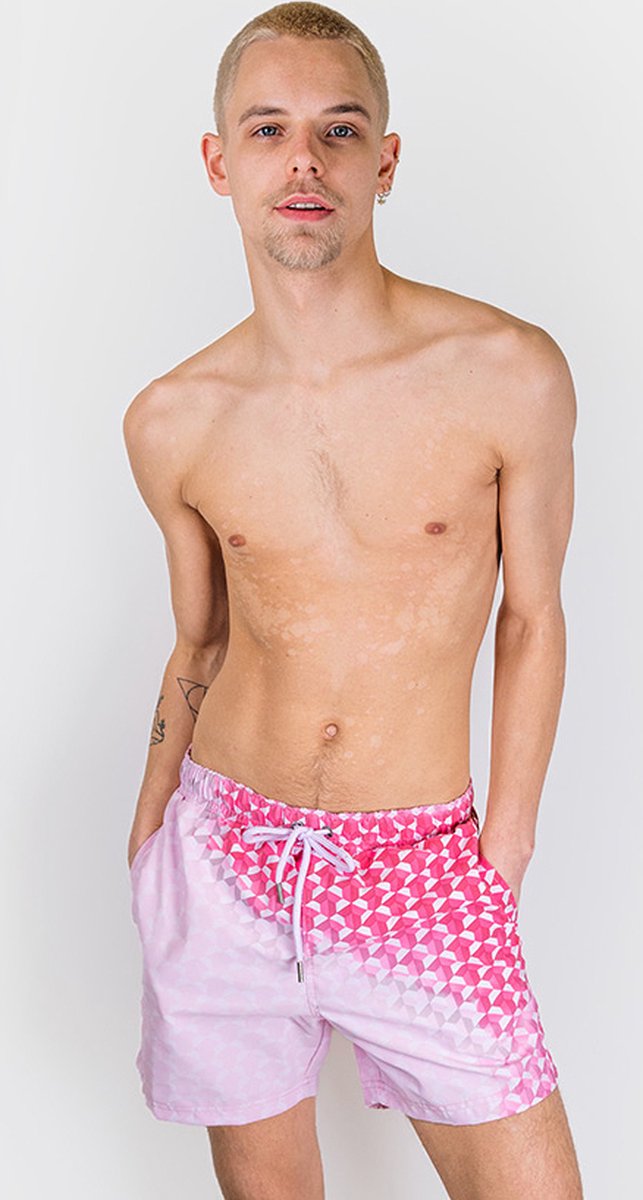 Sea'sons Swimshort Geometric Red