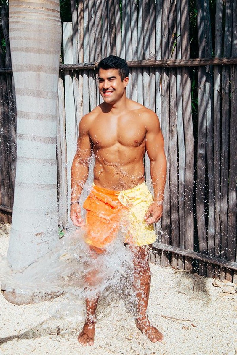 Sea'sons Main Swimshort Orange Yellow