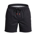Swimshort Paros Seersucker - Black