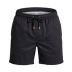 Swimshort Paros Seersucker - Black