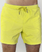 Short de bain Sea'sons Principal Vert Jaune
