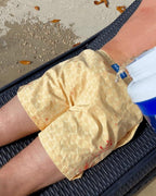 Short de bain Sea'sons Géométrique Pêche