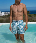 Sea'sons Pattern Swimshort Blue