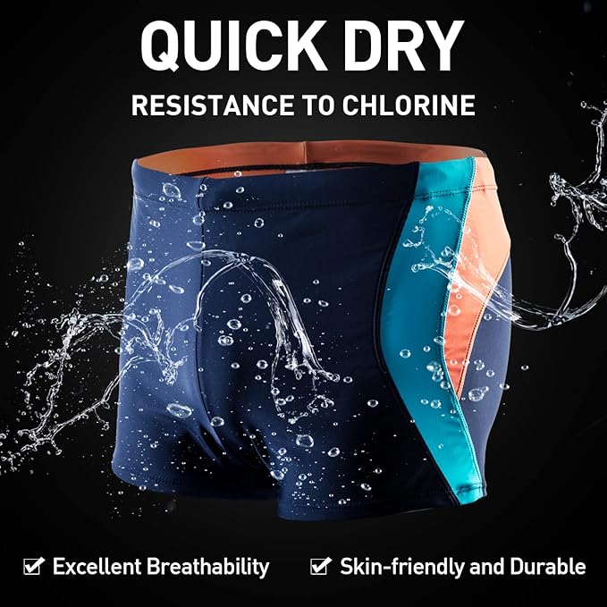 Swim boxer Olaf Blue/Orange