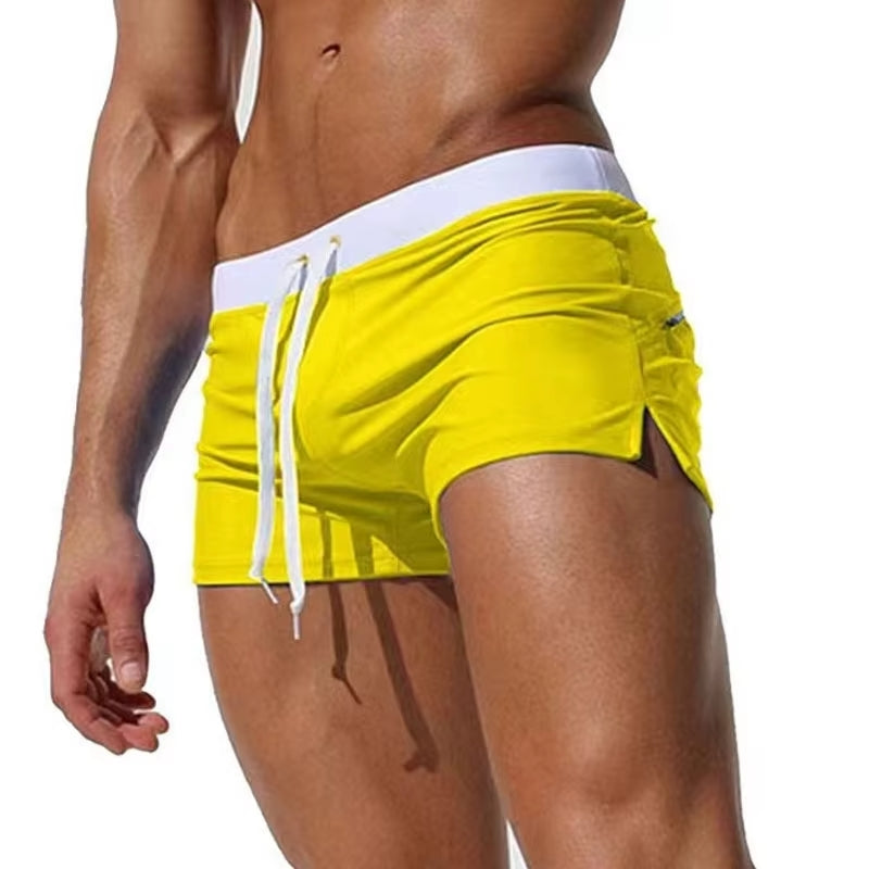 Short de bain Del Mar jaune